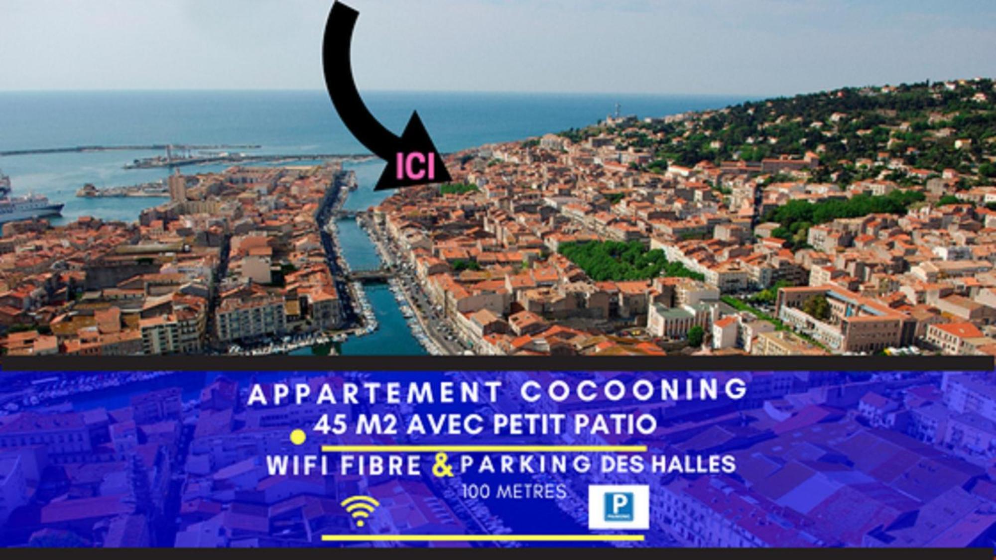 Splendide T2 Neuf Coocoonig Avec Petit Patio Daire Sète Dış mekan fotoğraf